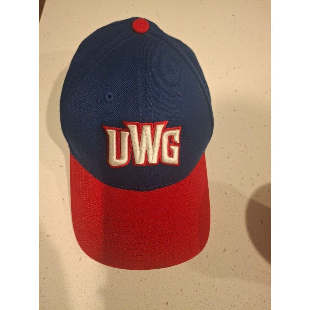 University Of West Georgia Blue/ Red Flexfit NCAA Hat Cap Size S/M